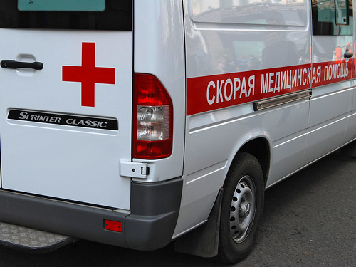 В центре Москвы «скорая помощь» сбила пешехода