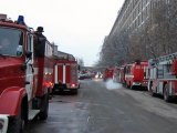 В Москве горит здание в Бумажном проезде