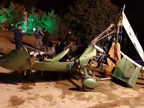 Вертолет упал в реку Клязьма в Подмосковье